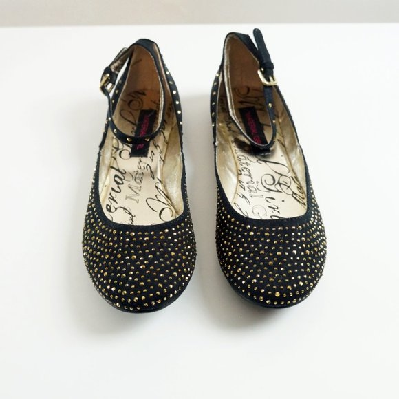 Material Girl Ballet Flats w Ankle Strap - Picture 3 of 6